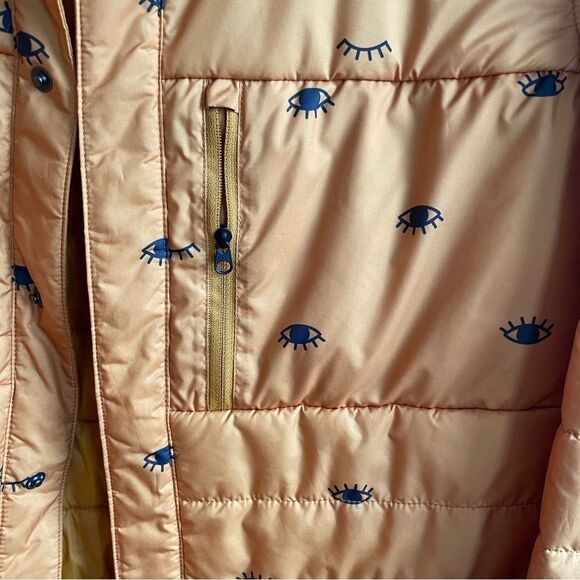 RARE The North Face WhoIsThis Yellow Eyeball Jacket L - Picture 5 of 8